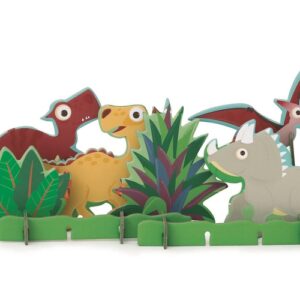 Scratch, Puzzle 2w1 -- 2D i 3D scenografia Dinozaury