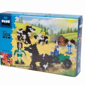 Plus-Plus, Mini Basic - 360 szt. - Konie na farmie