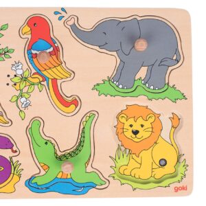 Puzzle z głosami zwierząt - Dzikie zwierzęta