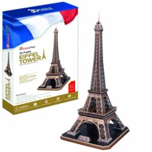 Puzzle 3D LED Wieża Eiffla Zestaw XL 82 el