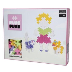 Plus-Plus, Midi Pastel - 150 szt. - Dziewczynka i Zwierzątka