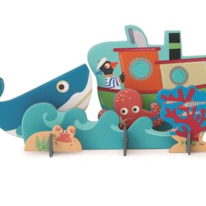 Scratch, Puzzle 2w1 -- 2D i 3D scenografia Ocean