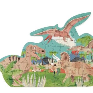 Scratch, Dwustronne Puzzle XL (100 elem) Dinozaury i szkielety